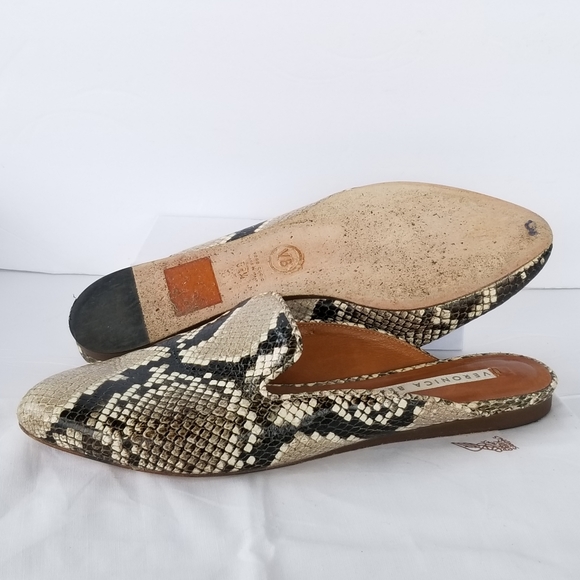 Veronica Beard python embossed leather mules - Picture 14 of 16